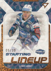 Horký Luboš 22-23 Tipsport Extraliga Starting Lineup 3rd Period #SL-64