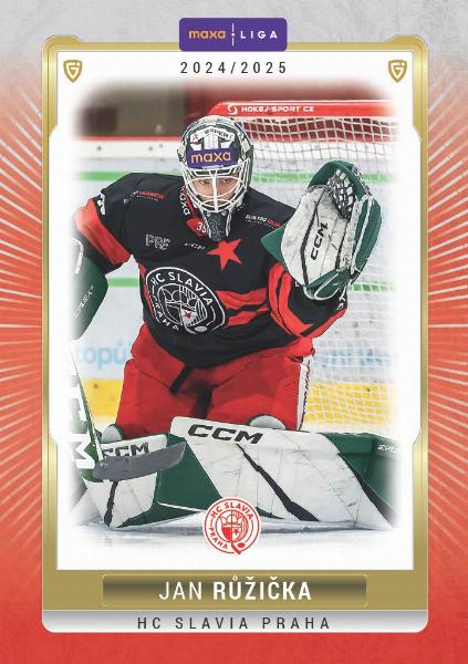 Růžička Jan 24-25 GOAL Cards Maxa liga #SLA-01