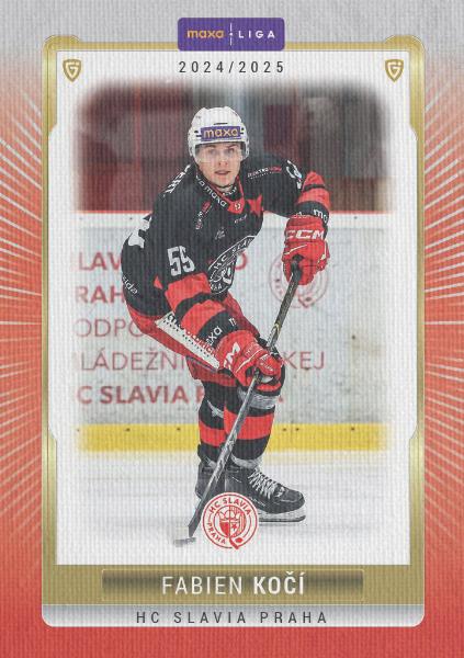 Kočí Fabien 24-25 GOAL Cards Maxa liga Canvas #SLA-04