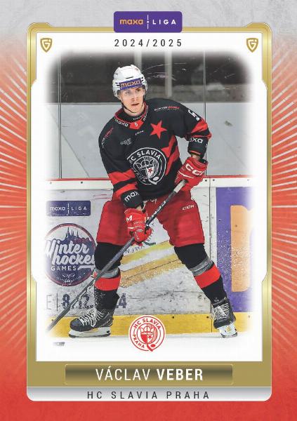 Veber Václav 24-25 GOAL Cards Maxa liga #SLA-10