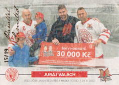 Valach Juraj 2022 GOAL Cards Rozlučka Slavia Parallel #44