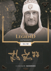 Sekeráš Ľubomír 2019 Winter Classic Súboj legiend Autograph #A04