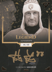 Sekeráš Ľubomír 2019 Winter Classic Súboj legiend Autograph #A04