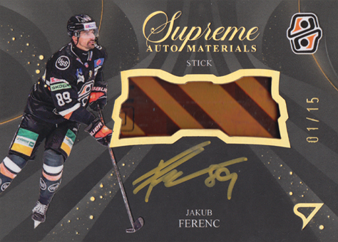 Ferenc Jakub 24-25 Tipos Extraliga Supreme Auto Materials #SM-JF