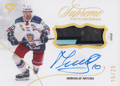 Mucha Miroslav 23-24 Tipos Extraliga Supreme Auto Materials #SM-MM