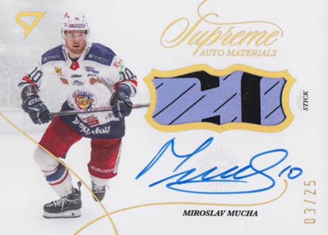 Mucha Miroslav 23-24 Tipos Extraliga Supreme Auto Materials #SM-MM