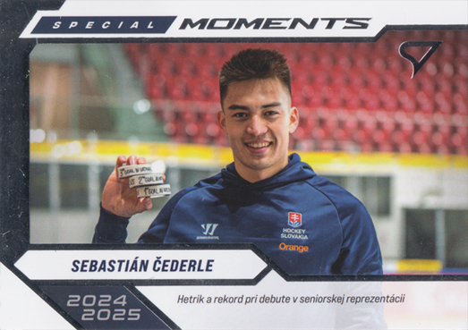 Čederle Sebastián 2025 Hokejové Slovensko Special Moments #SM-19