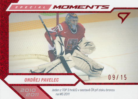 Pavelec Ondřej 2024 Hokejové Česko Special Moments Limited #SM-02