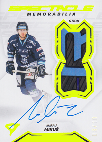 Mikúš Juraj 23-24 Tipsport Extraliga Spectacle Memorabilia Yellow #SM-JM