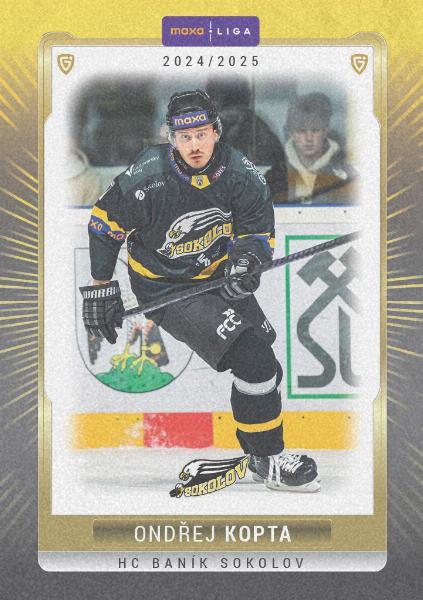Kopta Ondřej 24-25 GOAL Cards Maxa liga Sand #SOK-15