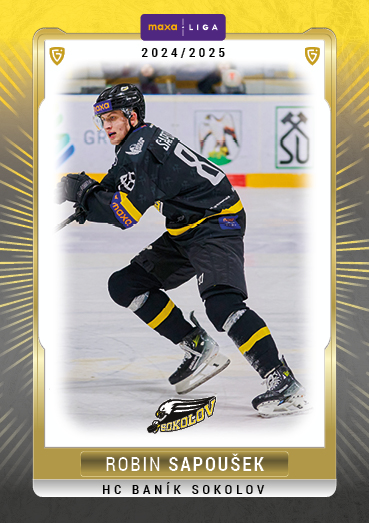 Sapoušek Robin 24-25 GOAL Cards Maxa liga #SOK-33