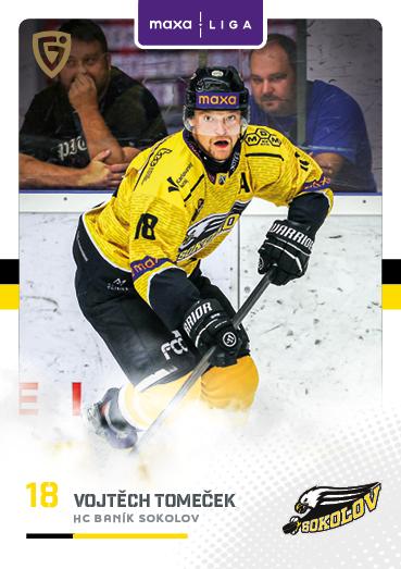 Tomeček Vojtěch 25-26 GOAL Cards Maxa liga #SOK-09