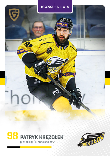 Krężołek Patryk 25-26 GOAL Cards Maxa liga #SOK-11