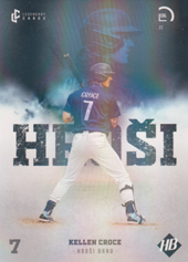 Croce Kellen 2022 LC Czech Baseball Space Rainbow #54