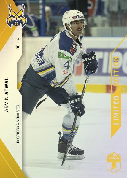 Atwal Arvin 21-22 Tipos Extraliga Gold #201