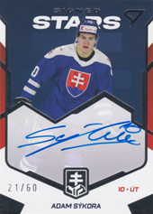 Sýkora Adam 2023 Hokejové Slovensko Signed Stars #SS-AS
