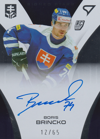 Brincko Boris 2024 Hokejové Slovensko Signed Stars #SS-BB