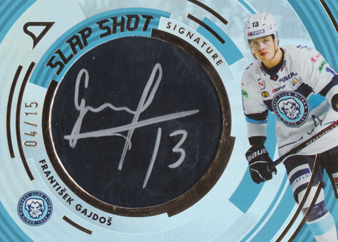 Gajdoš František 23-24 Tipos Extraliga Slap Shot Signature #SS-FG