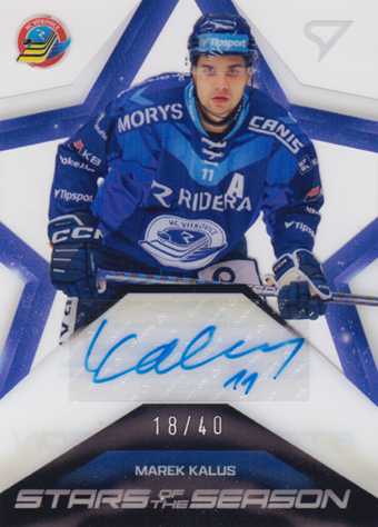 Kalus Marek 2025 Tipsport ELH Play Off Stars of the Season Auto #SS-KU