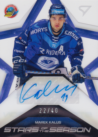 Kalus Marek 2025 Tipsport ELH Play Off Stars of the Season Auto #SS-KU