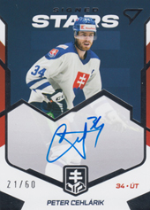 Cehlárik Peter 2023 Hokejové Slovensko Signed Stars #SS-PC