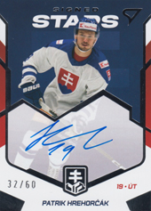 Hrehorčák Patrik 2023 Hokejové Slovensko Signed Stars #SS-PH