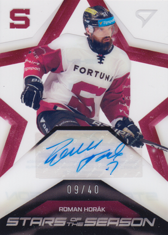 Horák Roman 2025 Tipsport ELH Play Off Stars of the Season Auto #SS-RH