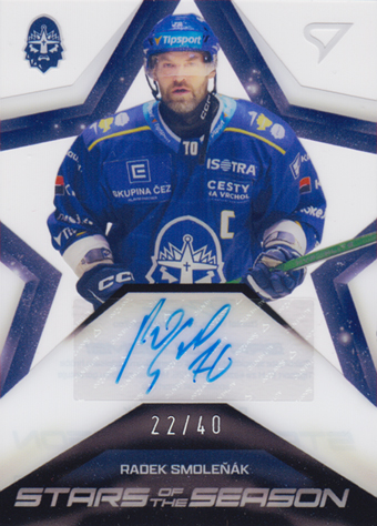 Smoleňák Radek 2025 Tipsport ELH Play Off Stars of the Season Auto #SS-RS