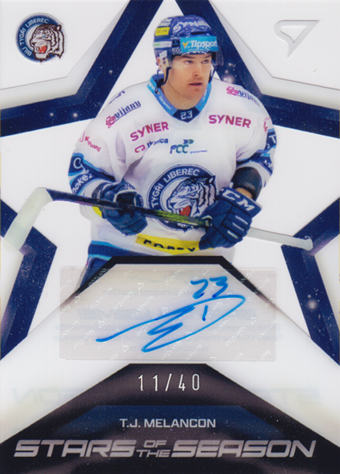 Melancon T.J. 2025 Tipsport ELH Play Off Stars of the Season Auto #SS-TM