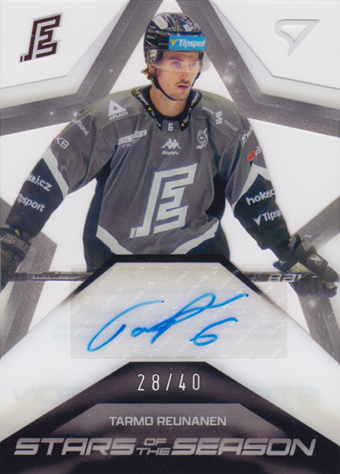 Reunanen Tarmo 2025 Tipsport ELH Play Off Stars of the Season Auto #SS-TR
