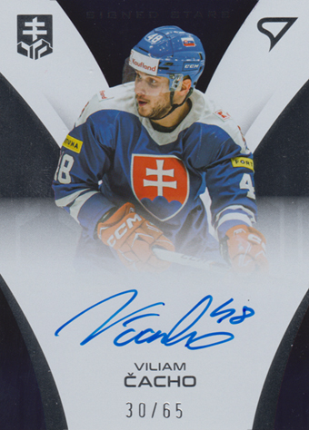 Čacho Viliam 2024 Hokejové Slovensko Signed Stars #SS-VC