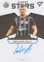 Čolić Benjamin 21-22 Fortuna Liga Signed Stars Level 1 #S1-BC