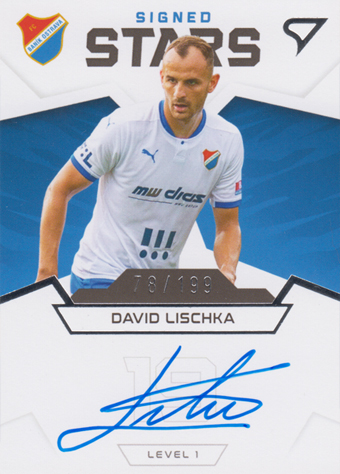 Lischka David 21-22 Fortuna Liga Signed Stars Level 1 #S1-DL