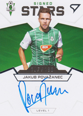 Považanec Jakub 21-22 Fortuna Liga Signed Stars Level 1 #S1-JP