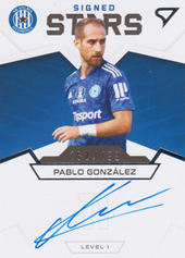 Gonzáles Pablo 21-22 Fortuna Liga Signed Stars Level 1 #S1-PG