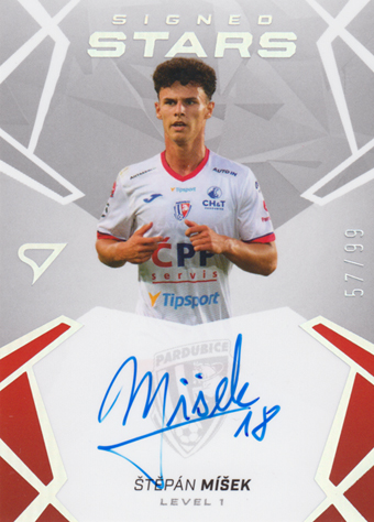 Míšek Štěpán 24-25 Chance Liga Signed Stars Level 1 #SL1-SM