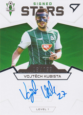 Kubista Vojtěch 21-22 Fortuna Liga Signed Stars Level 1 #S1-VK