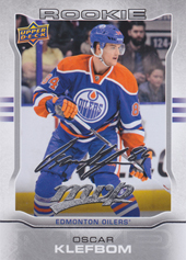 Klefbom Oscar 14-15 Upper Deck MVP Silver Script #191