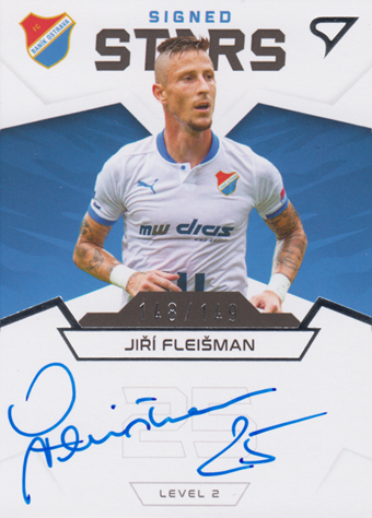 Fleišman Jiří 21-22 Fortuna Liga Signed Stars Level 2 #S2-JF