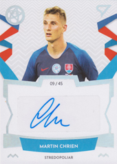 Chrien Martin 19-20 Futbalové Slovensko Slovenskí sokoli Autograph #RA17