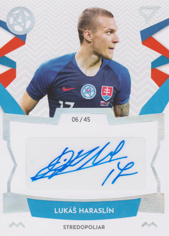 Haraslín Lukáš 19-20 Futbalové Slovensko Slovenskí sokoli Autograph #RA18