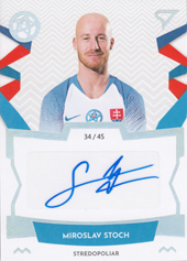 Stoch Miroslav 19-20 Futbalové Slovensko Slovenskí sokoli Autograph #RA19