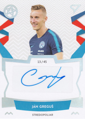 Greguš Ján 19-20 Futbalové Slovensko Slovenskí sokoli Autograph #RA25