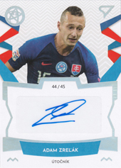 Zreľák Adam 19-20 Futbalové Slovensko Slovenskí sokoli Autograph #RA35