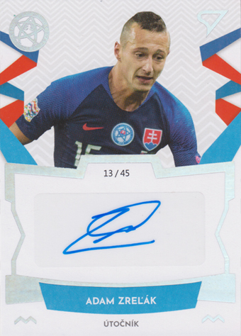 Zreľák Adam 19-20 Futbalové Slovensko Slovenskí sokoli Autograph #RA35