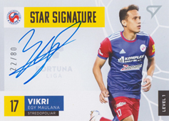 Maulana Vikri Egy 21-22 Fortuna Liga Star Signature Level 1 #S1-EV