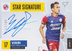 Maulana Vikri Egy 21-22 Fortuna Liga Star Signature Level 1 #S1-EV