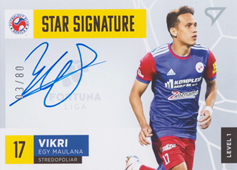 Maulana Vikri Egy 21-22 Fortuna Liga Star Signature Level 1 #S1-EV