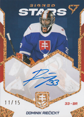 Riečický Dominik 2023 Hokejové Slovensko Signed Stars Overtime #SS-DR