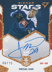 Ivan Michal 2023 Hokejové Slovensko Signed Stars Overtime #SS-MI
